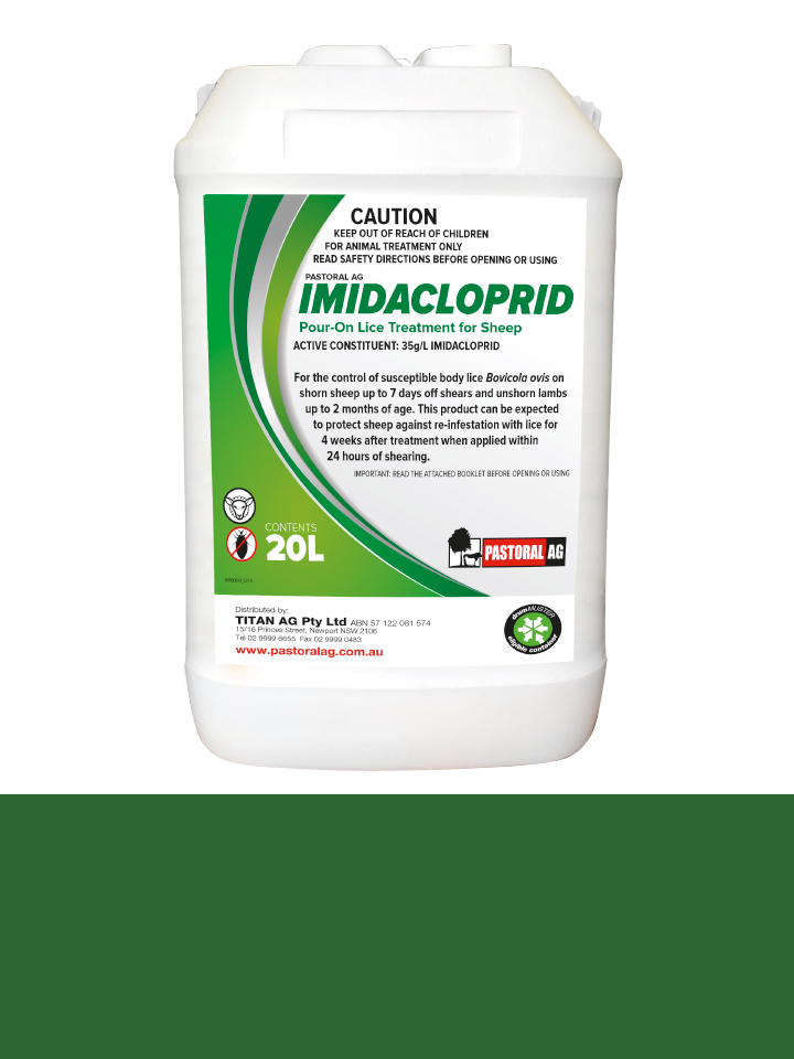 Imidacloprid PourOn Lice Treatment for Sheep Pastoral Ag